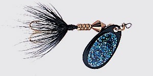 Блесны фирмы Yakima Bait, модель Sonic Rooster Tail 3/8 oz.(184-латунь/178-серебро)